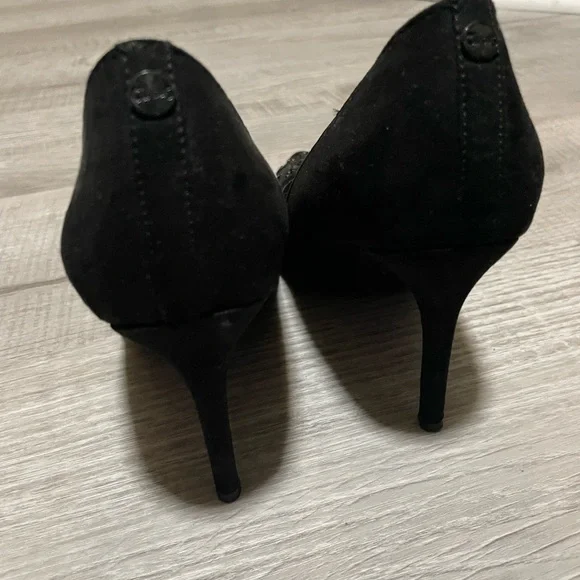Sam Edelman Circus Black, Suede, Closed-toe Heels sz 6.5 BARELY WORN! - Picture 5 of 9